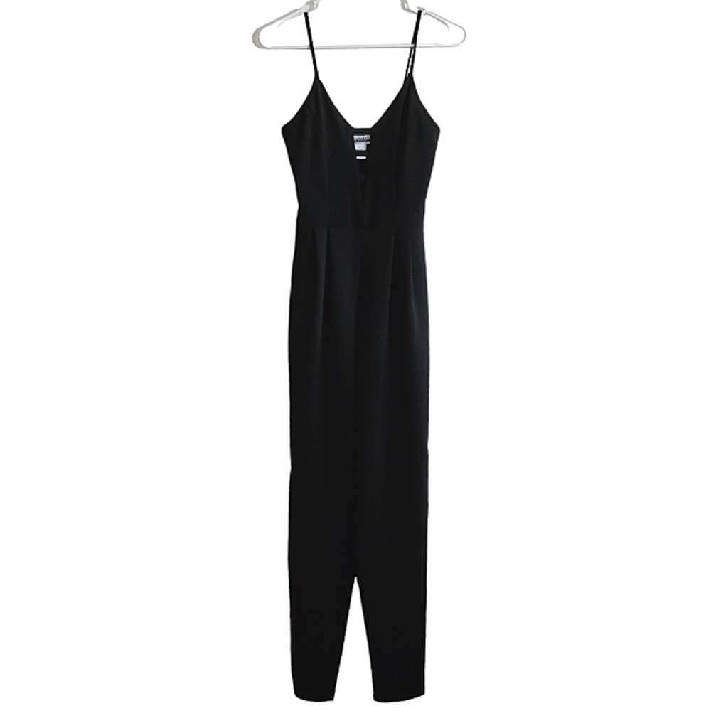 7214 * Contempo Casuals Vintage 90s Jumpsuit Black Size S